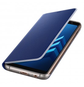 Husa Flip Cover Neon Samsung Galaxy A8 (2018), Blue
